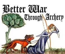 better war through archery logo
